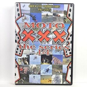 Moto XXX The Series 1-4 DVD 2001 Freestyle Motocross Stunts Quick Fix Punk Rock